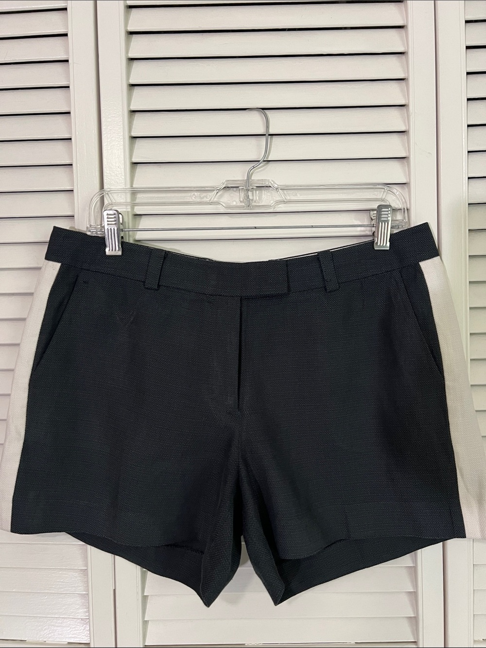 Rachel Zoe Tailored Shorts with Contrast Side Panels!